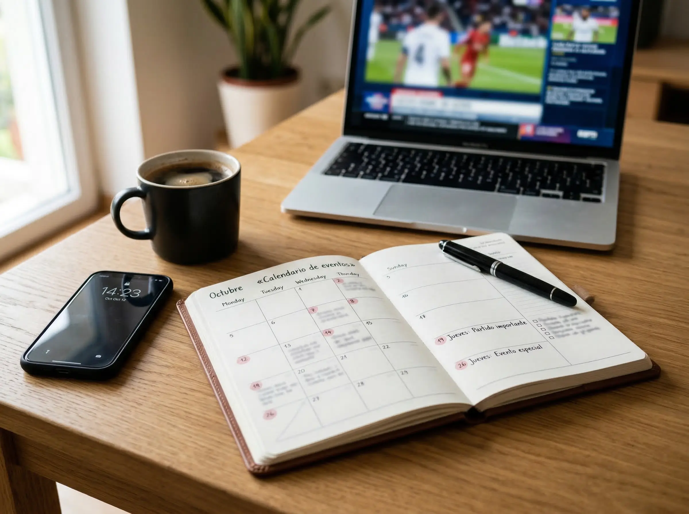 Planificación de calendario con eventos UFC destacados para 2026