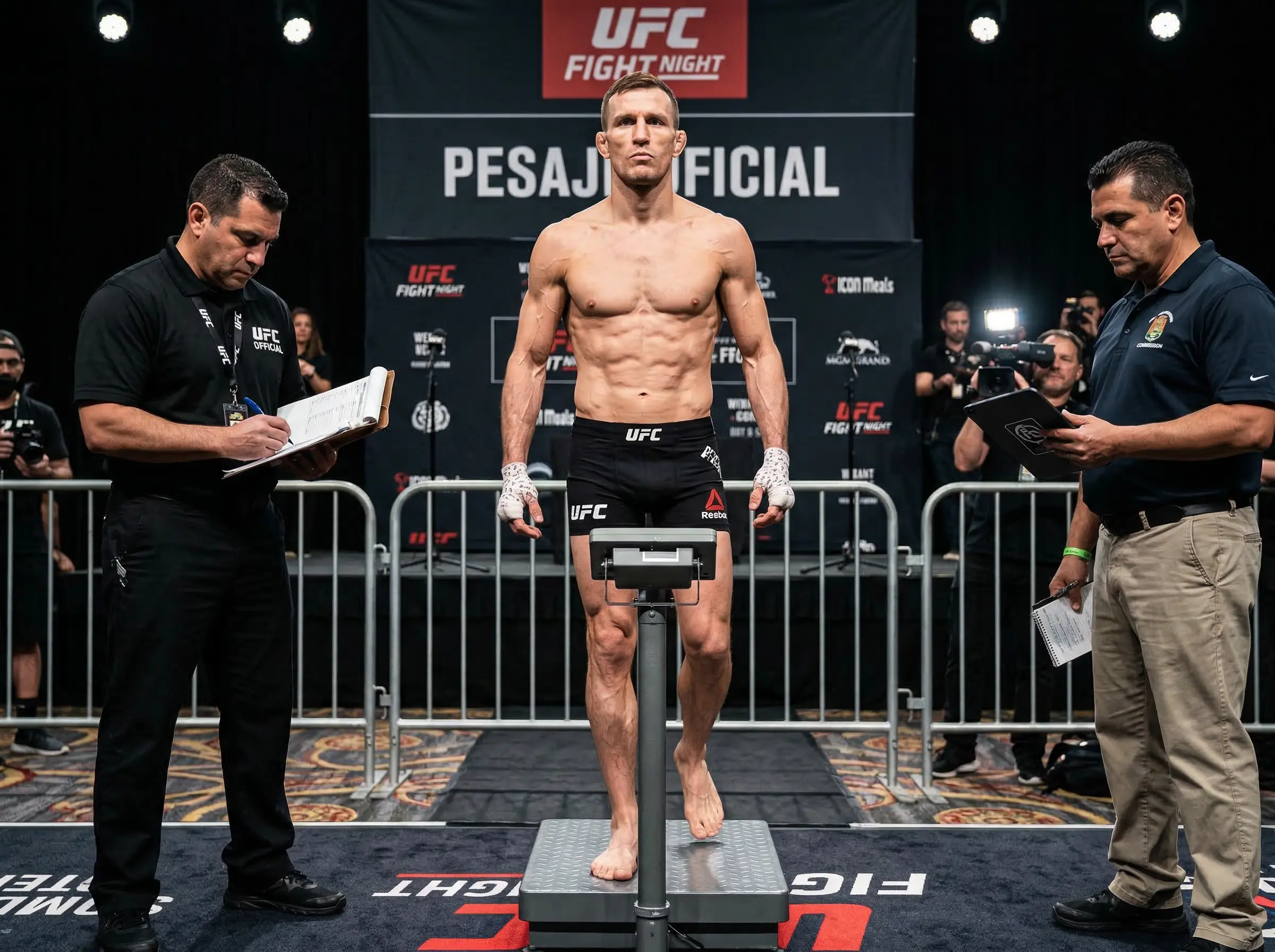 Pesaje oficial UFC y su impacto en apuestas
